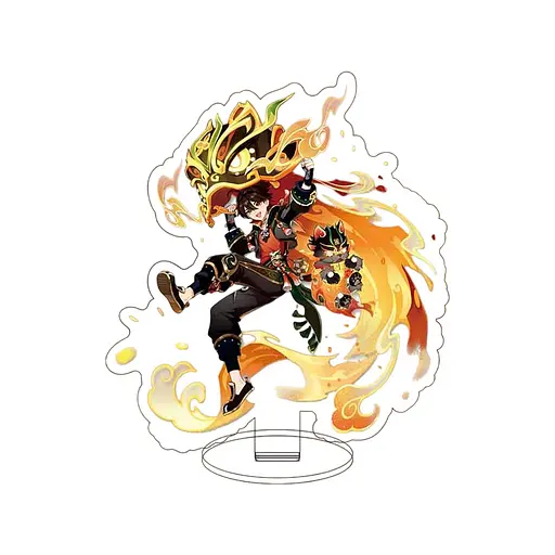 Акриловая фигурка Геншин Ка Мин Genshin Impact Gaming 10 см