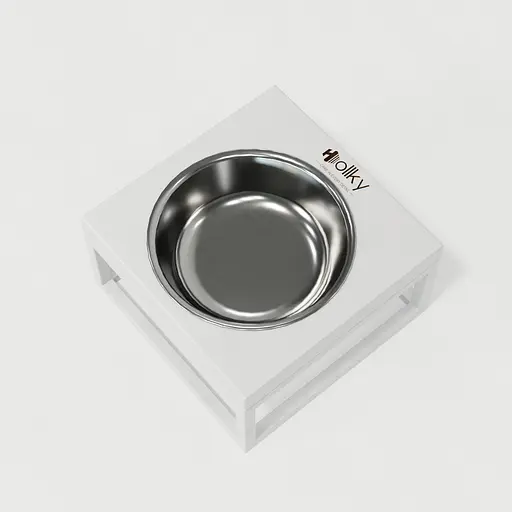 Hollky Base Solo S — миска на підставці для котів і маленьких собак (1 × 0,45 л) - фото 9