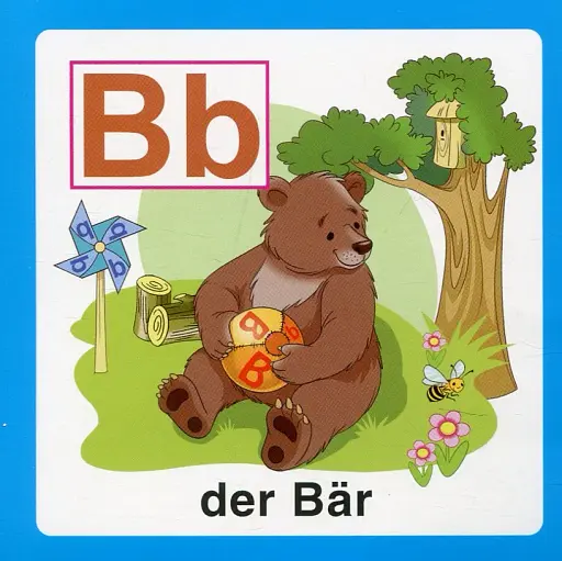 Німецька абетка ABC Deutsch lernen. Картки - фото 4