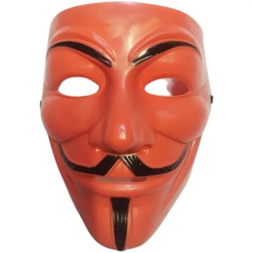 Маска Анонімуса Гай Фокс V - значить вендетта G-Toys червона - фото 1