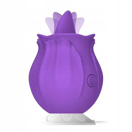 Вібратор для клітора Unihorn Purple Rose 7.8 см фіолетовий - фото 8