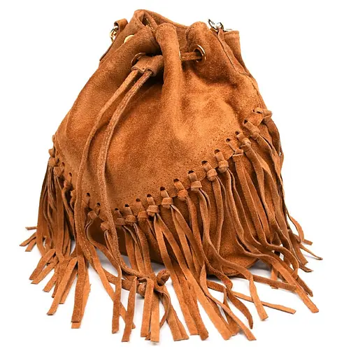 Женская замшевая сумка на плечо Firenze 25х26х13 см sum0028543 - фото 3