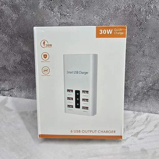 Сетевое зарядное устройство Addap 6 USB портов 30 Вт Smart USB Charger A5 (XL-A5) - фото 10