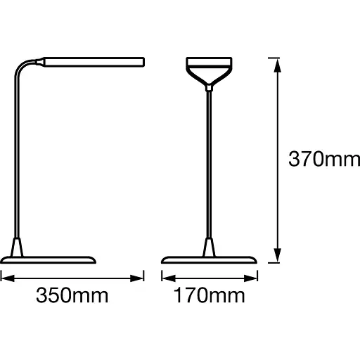 Настільна лампа Ledvance Panan Disc Single Grey (4058075472754) [152279] - фото 6