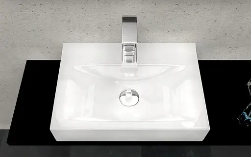 Умивальник Rea Xara N накладний білий REA-U0140, Білий - фото 4