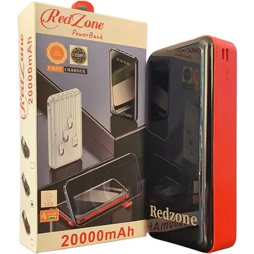 Power bank Red Zone 20000 mAh. Универсальная мобильная батарея. Мощный повербанк