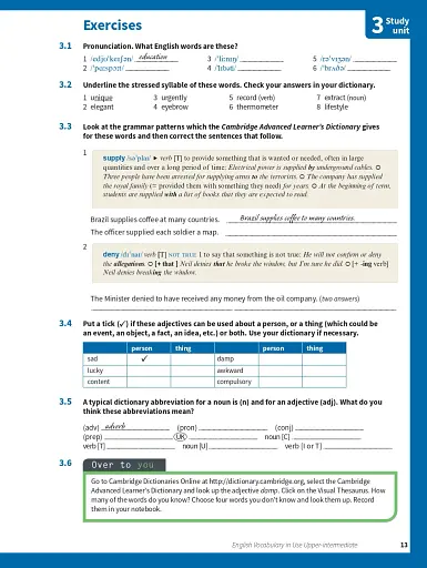 English Vocabulary in Use Upper-Intermediate. Book with Answers and Enhanced eBook. Vocabulary Reference and Practice (4th Edition) - фото 7