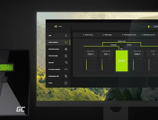 Источник беcперебойного питания UPS Green Cell 1500VA 900W Power Proof (UPS04) - фото 3