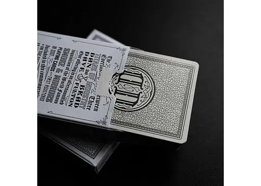 Карти гральні United States Playing Card Company Smoke & Mirrors 15th Anniversary Editon - Smoke (white box) (ВР_SMAES) - фото 4