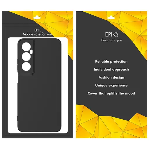 Чехол TPU Epik Black Full Camera для Realme C65 4G Черный - фото 3