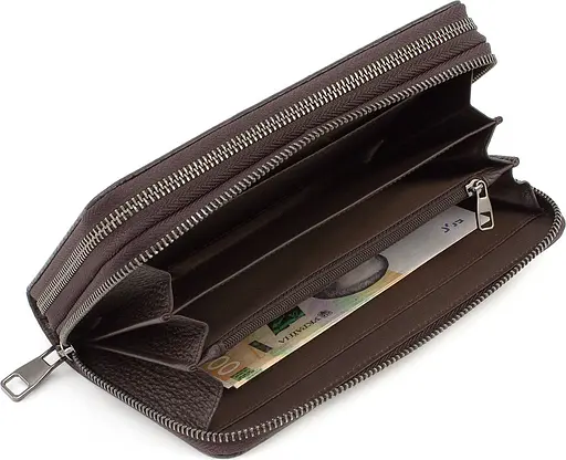 Чоловічий шкіряний клатч Marco Coverna 21х12х4 см sum0023142 - фото 8