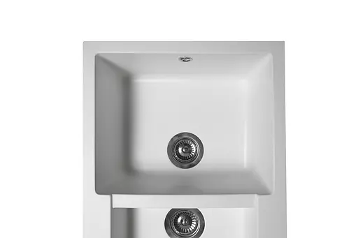 Кухонная мойка гранитная Miraggio LaPas white 786x489x203 00207802, Белый - фото 6