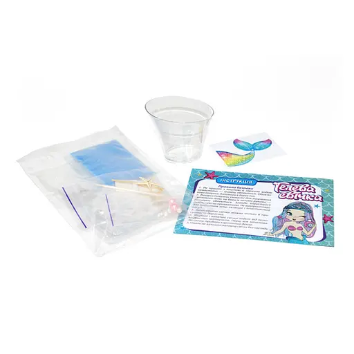 Гелевая свечка в стаканчике "Сокровища моря" 10100524 своими руками - фото 4