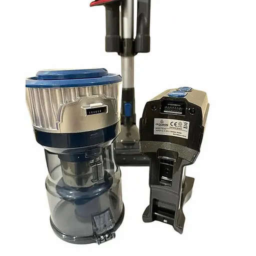 Вертикальный аккумуляторный пылесос Crownberg СВ-674 с контейнером 0.5л сухая уборка 2500Вт Черный/Синий - фото 3