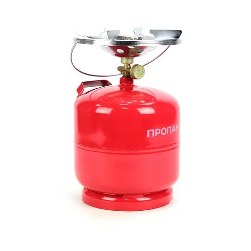 Туристический комплект A002 газовый баллон и горелка (3кг 8л) - фото 6