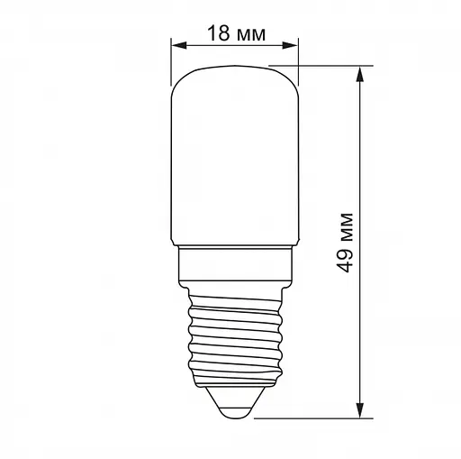 LED лампа VIDEX ST25e 3W E14 4100K - фото 3