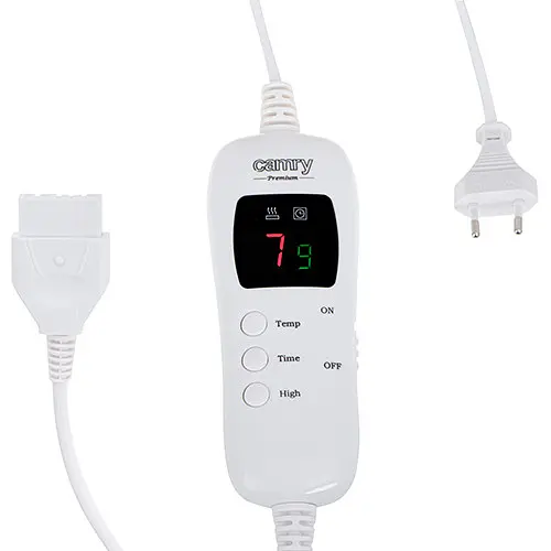 Электрическое одеяло 160x180см с таймером  супер мягкое Camry CR 7430 - фото 4