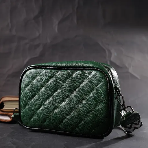 Сумка через плечо Vintage на одно отделение из натуральной кожи 21х14х8 см sum0029034 - фото 9