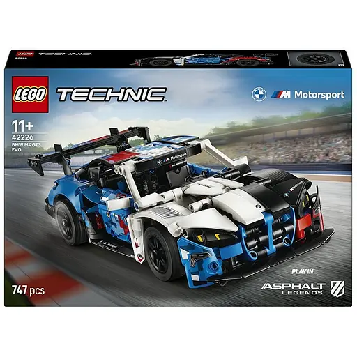 Конструктор LEGO Technic Автомобіль для перегонів BMW M4 GT3 EVO 747 деталей (42226) - фото 1