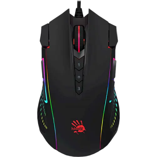 Мышь A4Tech J90s Bloody RGB Black
