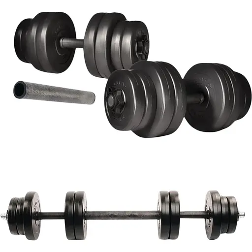 Гантели Elitum 2х16кг + удлинитель грифа для штанги