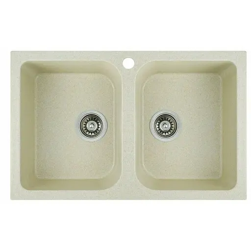 Кухонная мойка Platinum 7648W TWIN (SP000024930) - фото 1