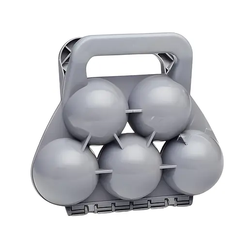 Детский снежколеп на 5 снежков "WToys" TK 2559-71-2, пластиковый, серый