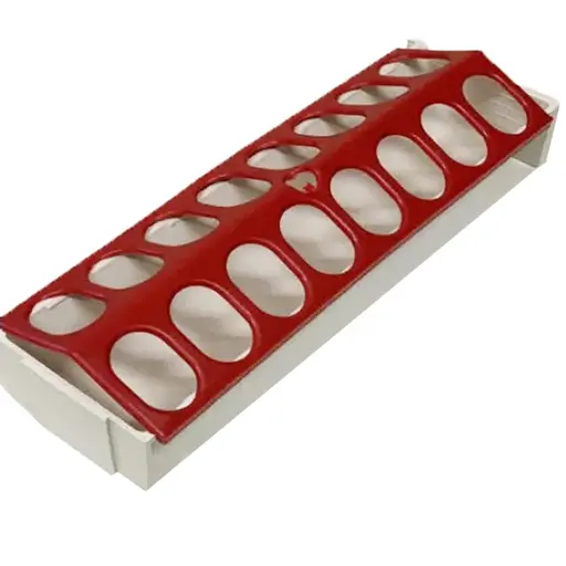 Годівниця-поїлка Корито для домашньої птиці біла 30 см - фото 1