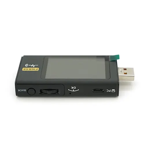 USB тестер Fnirsi FNB58 напряжения (4-28V) и тока (0-7A) Box - фото 6