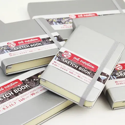 Блокнот для графіки Royal Talens Art Creation 140г/м2 80л Shiny Silver - фото 5