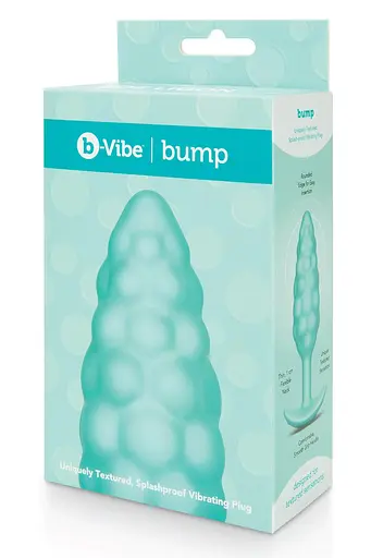 Анальна пробка B-Vibe Bump 12 см (м'ятний) - фото 4