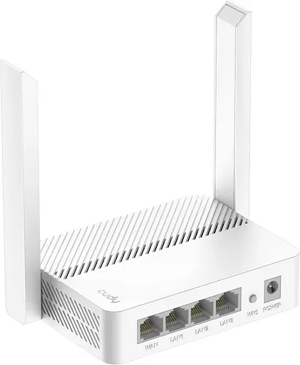 Маршрутизатор Cudy WR300 N300 Wi-Fi Router 802.11b/g/n 300Mbps 2.4GHz 4 × 10/100 Mbps Ports 2× - фото 2