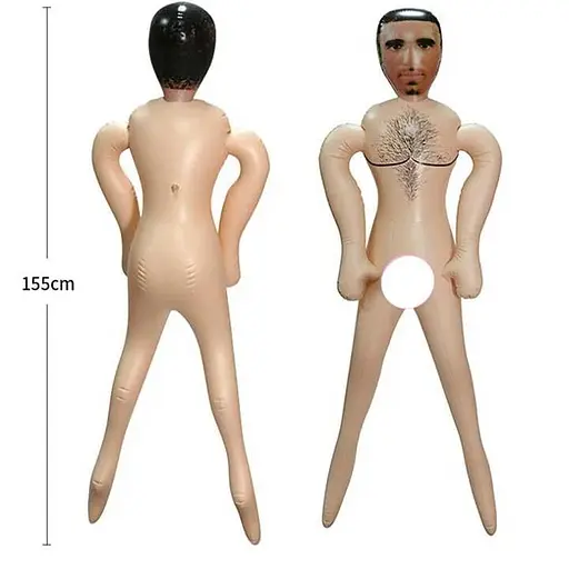 Надувна секс-лялька чоловіча Кріштіану 155 см з ТПЕ (термопластичний еластомер) - фото 2