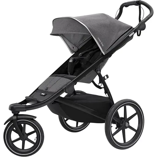Детская коляска Thule Urban Glide 2 Grey Melange с люлькой (TH 10101965) - фото 2