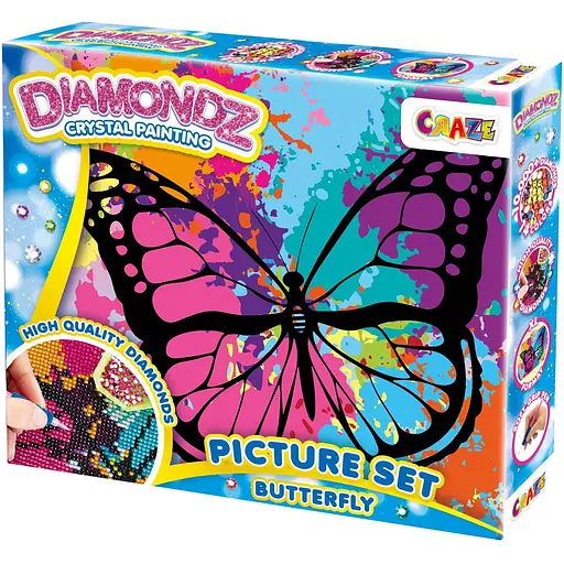 Набір для створення картини Craze Diamondz Метелик зі стразами (47798) - фото 2