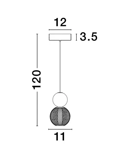 Підвіс Nova Luce BRILLE 9511020 - фото 5