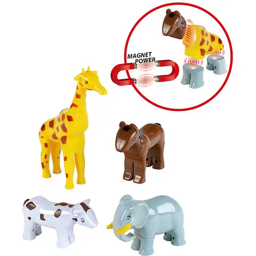  Магнітний пазл про тварин Klein 4 тварини (0065) - фото 2