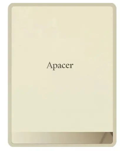 Портативний SSD Apacer AS724 512 GB USB 3.2 Gen.2 Type-C Read/Write 500MB/s Cream - фото 1