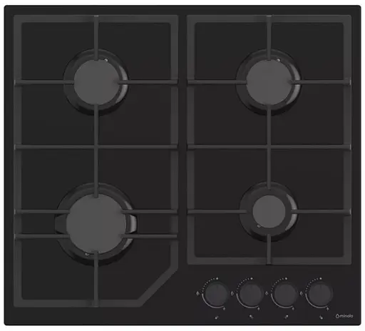 Варочная поверхность Minola MGG 61422 BL Газ на стекле - фото 1