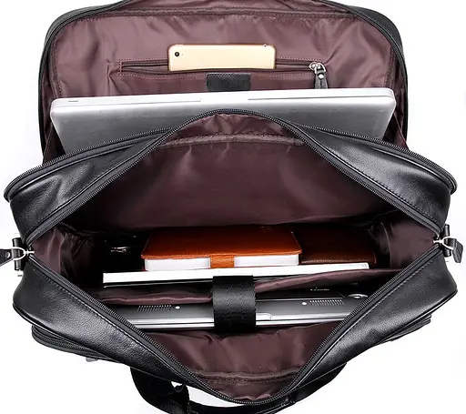 Чоловіча шкіряна сумка для ноутбука Vintage 42,5х31,5х14 см sum0012430 - фото 9