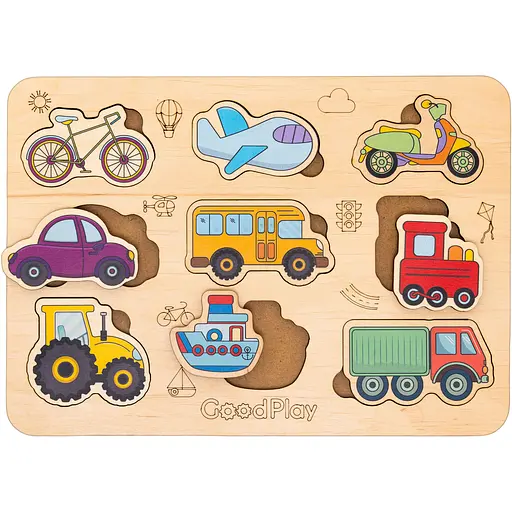 Пазл-сортер GoodPlay Транспорт (PS-4-011) - фото 2