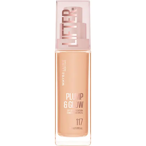 Тональний крем Maybelline New York Lifter №117 з SPF15 для наповнення та природного сяяння шкіри 30 мл