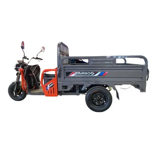 Грузовой электроскутер-самосвал трехколесный CROSSER Cargo 13" (1500W 60V, 32Ah) Серый - фото 3