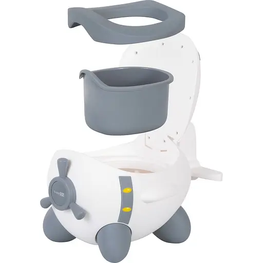 Дитячий горщик FreeOn Plane, white - grey - фото 2