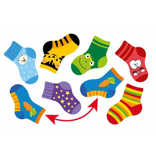 Настільна гра-мемо "Втрачені шкарпетки" 200000018, 64 картки - фото 3