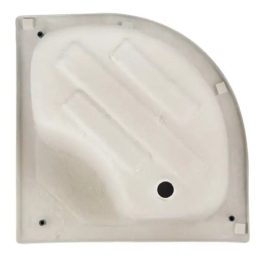 Набор Lidz Душевая кабина Latwa SC80x80.SAT.HIGH.FR полукруглая, стекло Frost 4 мм + Душевой поддон Kapielka ST80x80x41, с панелью - фото 11