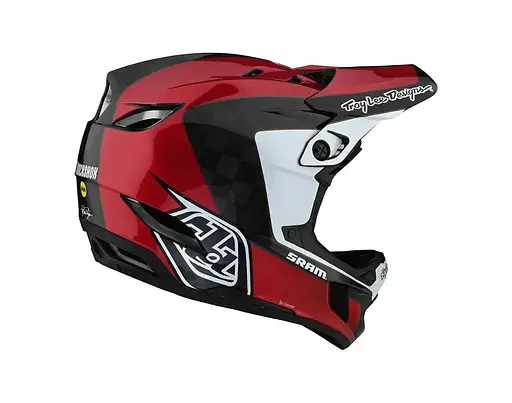 Велошолом Troy Lee Designs D4 Carbon Corsa Sram M Red (1106-139965003) - фото 2