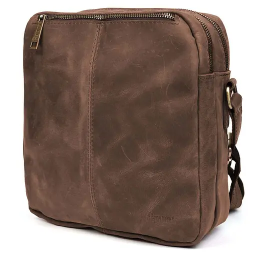 Сумка мессенджер мужская вертикальная через плечо TARWA 24х26х7 см sum0028312 - фото 6