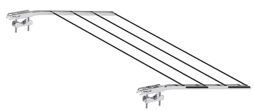 Сушилка для белья навесная Colombo Balcony with clamps (931877) - фото 2