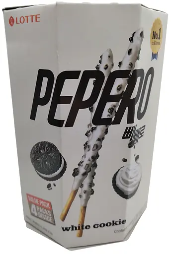 Палички Lotte Pepero White Cookie Value 4 Pack 128 г